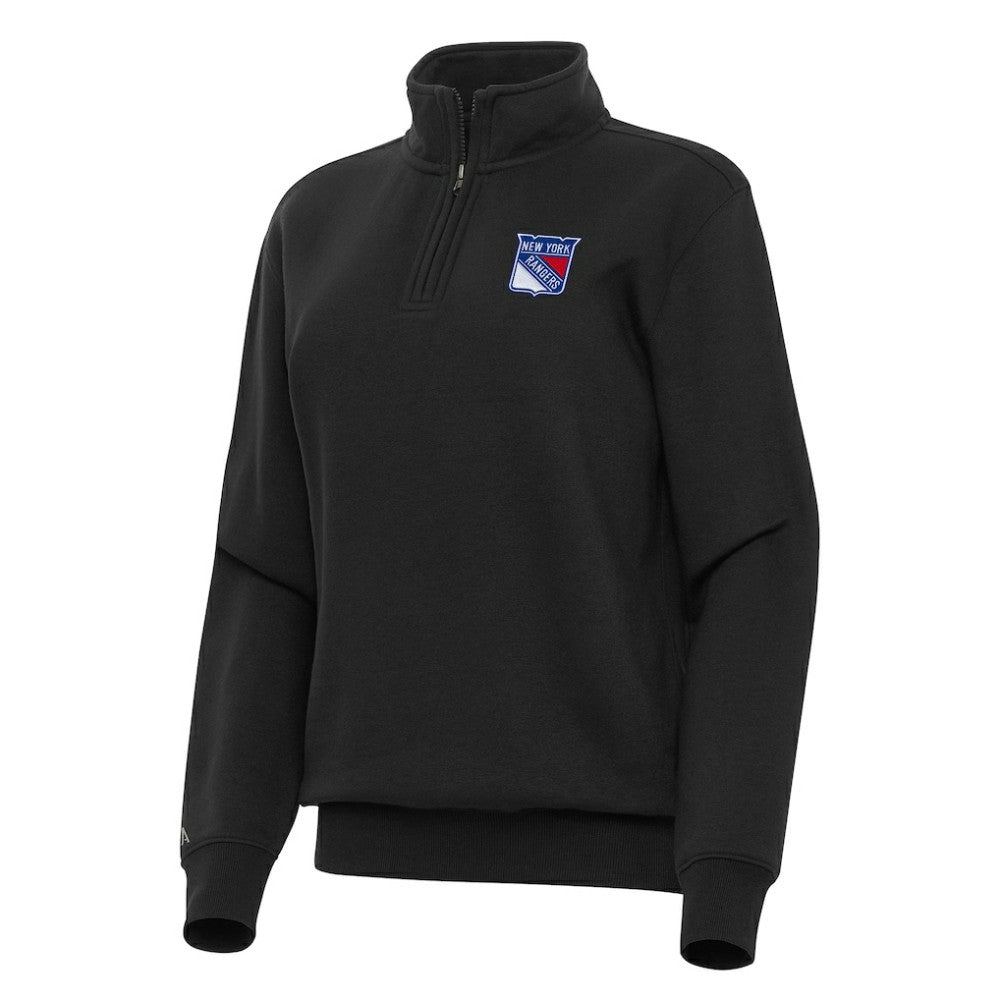 New York Rangers Antigua Women's Victory Quarter-Zip Sweatshirt -  NHL Sweatshirts