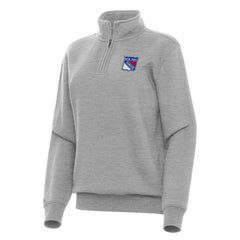 New York Rangers Antigua Women's Victory Quarter-Zip Sweatshirt -  NHL Sweatshirts