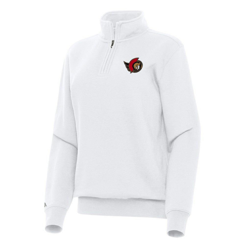 Ottawa Senators Antigua Women's Victory Quarter-Zip Sweatshirt -  NHL Sweatshirts
