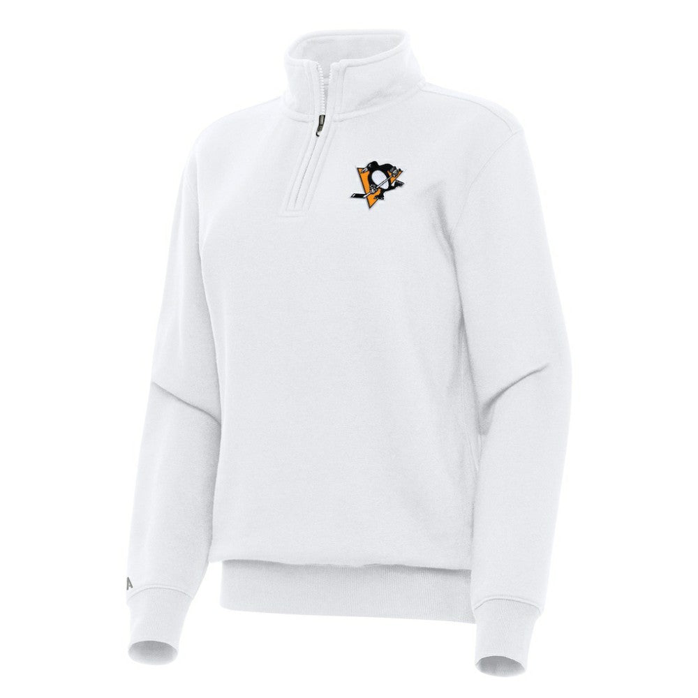 Pittsburgh Penguins Antigua Women's Victory Quarter-Zip Sweatshirt -  NHL Sweatshirts