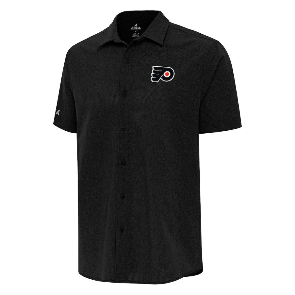 Philadelphia Flyers Antigua Activate Woven Short Sleeve Button-Up Shirt -  NHL