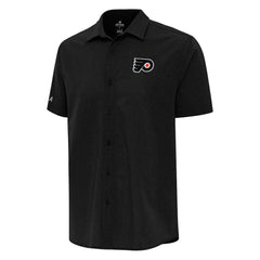Philadelphia Flyers Antigua Activate Woven Short Sleeve Button-Up Shirt -  NHL