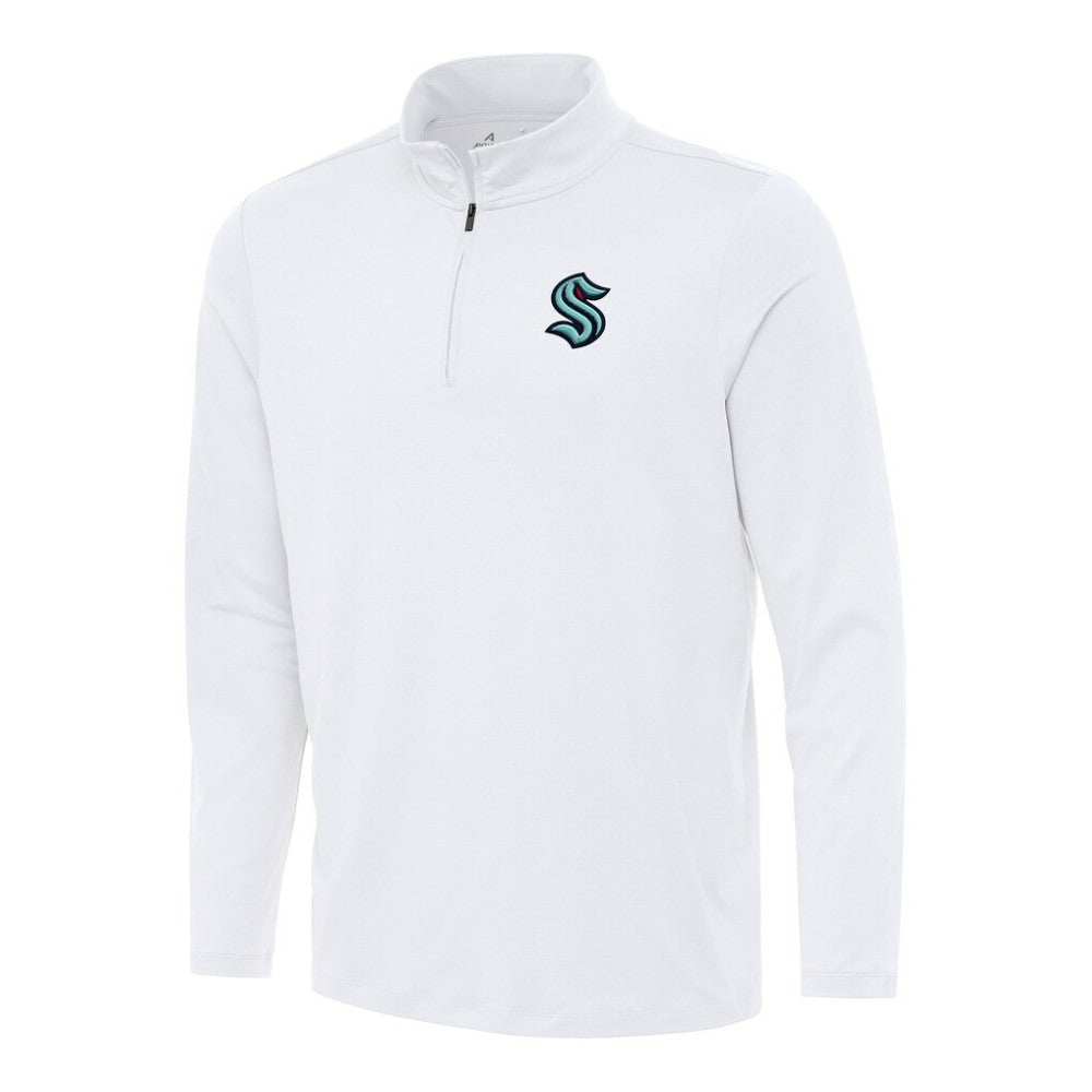 Seattle Kraken Antigua Reprocess Quarter-Zip Top -  NHL