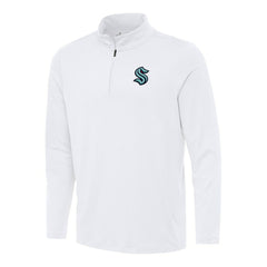 Seattle Kraken Antigua Reprocess Quarter-Zip Top -  NHL