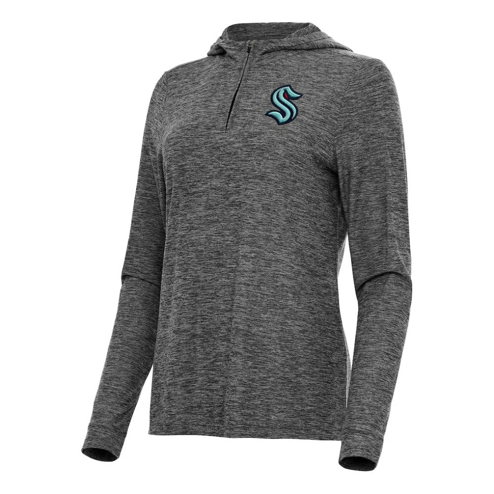 Seattle Kraken Antigua Women's Daybreak Quarter-Zip Hoodie -  NHL Hoodies