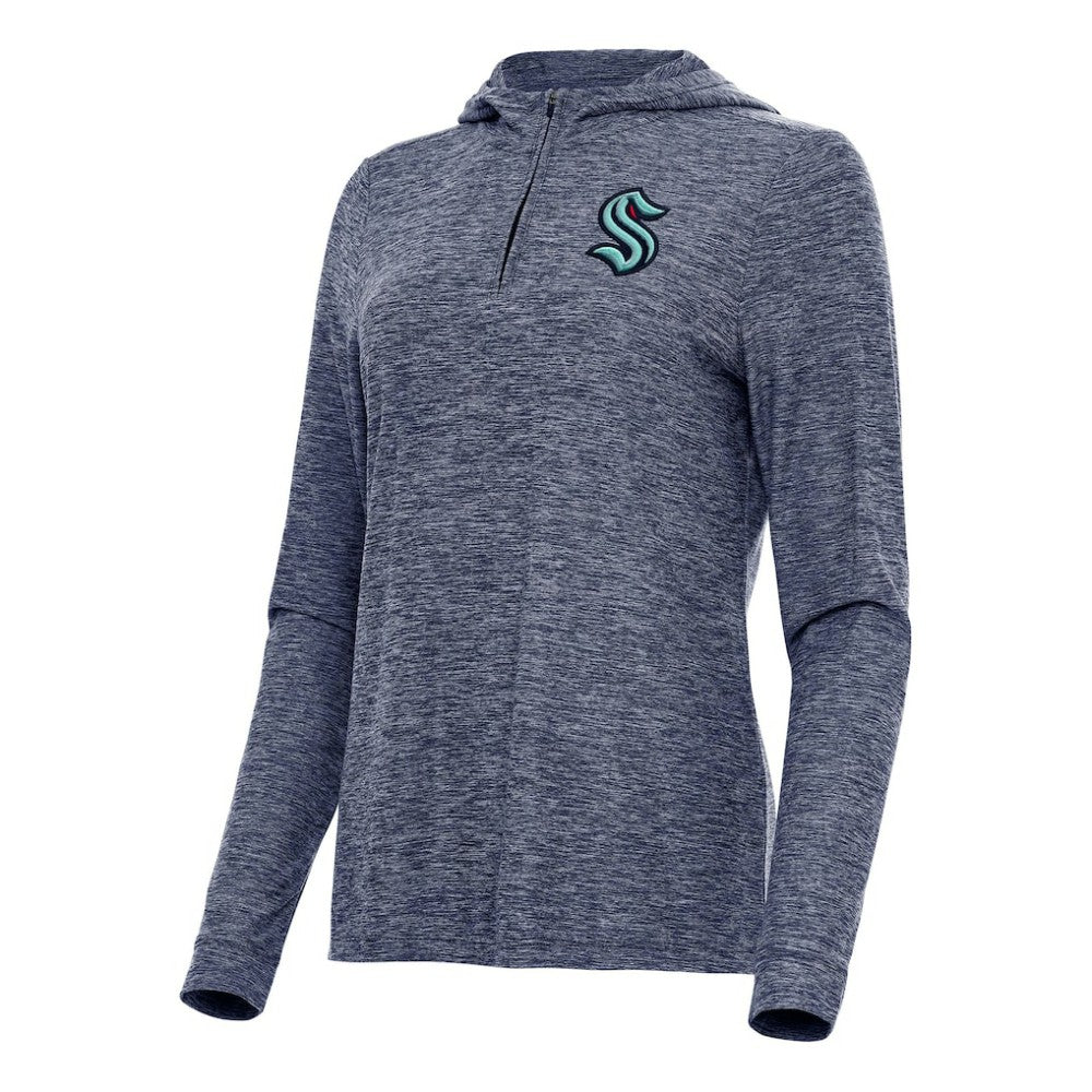 Seattle Kraken Antigua Women's Daybreak Quarter-Zip Hoodie -  NHL Hoodies