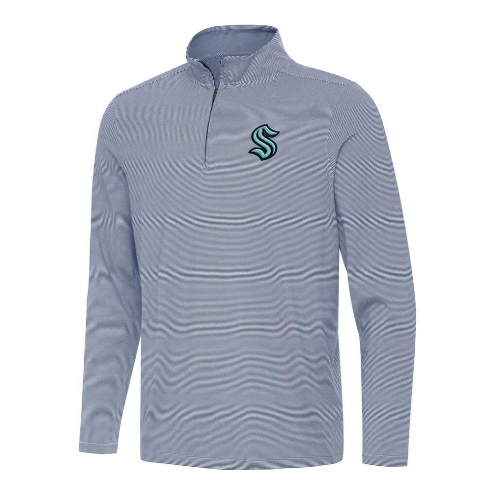 Seattle Kraken Antigua Twine Quarter-Zip Top -  NHL