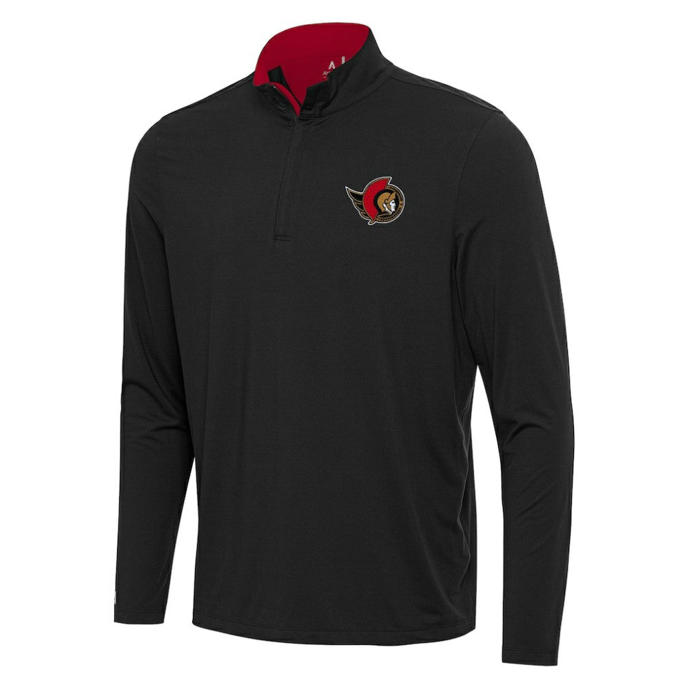 Ottawa Senators Antigua Content Quarter-Zip Pullover Top -  NHL Pullover