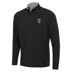 Seattle Kraken Antigua Content Quarter-Zip Pullover Top -  NHL Pullover