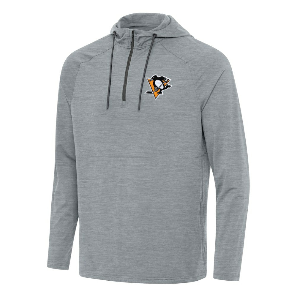 Pittsburgh Penguins Antigua Spikes Quarter-Zip Hoodie -  NHL Hoodies