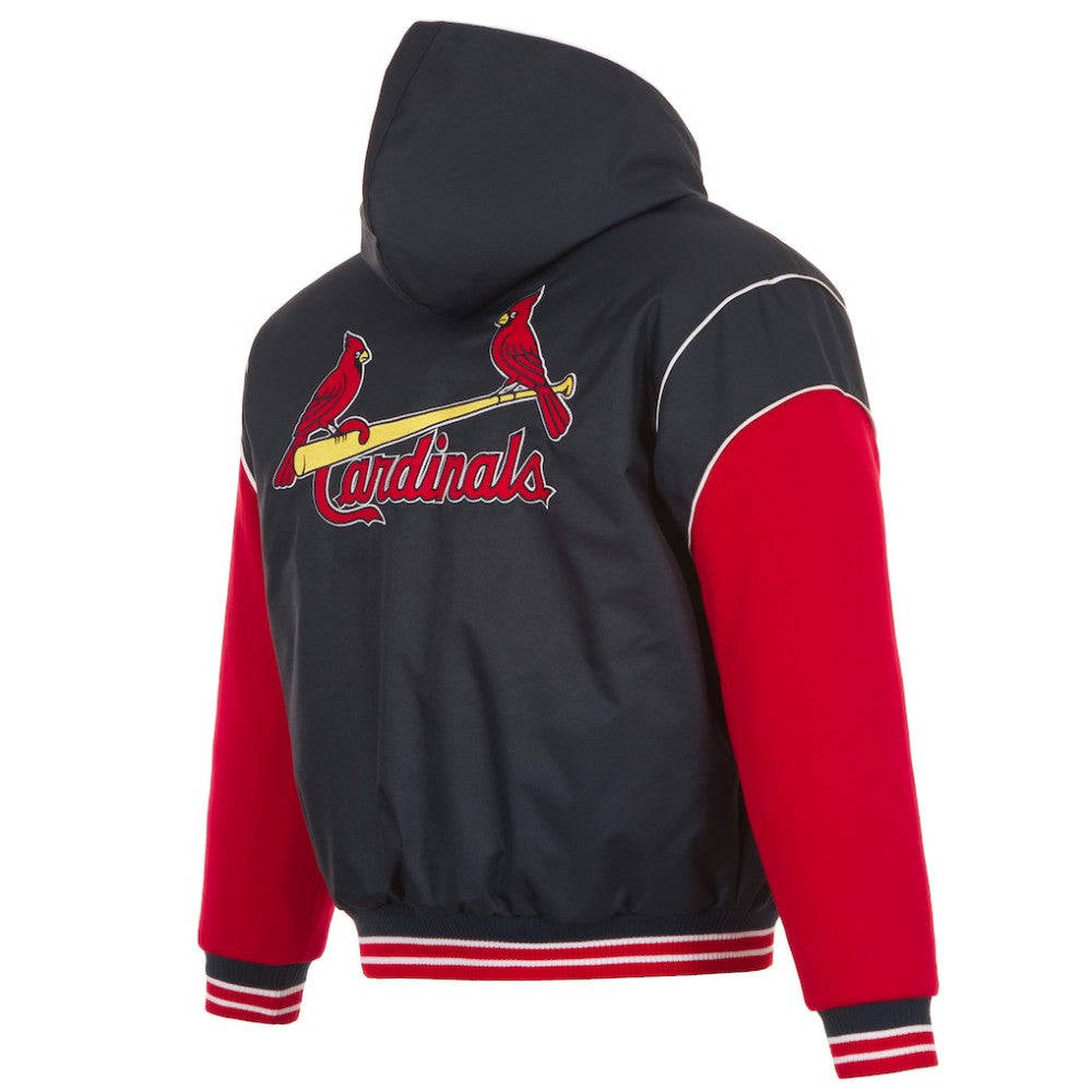 St. Louis Cardinals JH Design Youth Reversible Fleece Full-Snap Hoodie Jacket - MLB Jackets