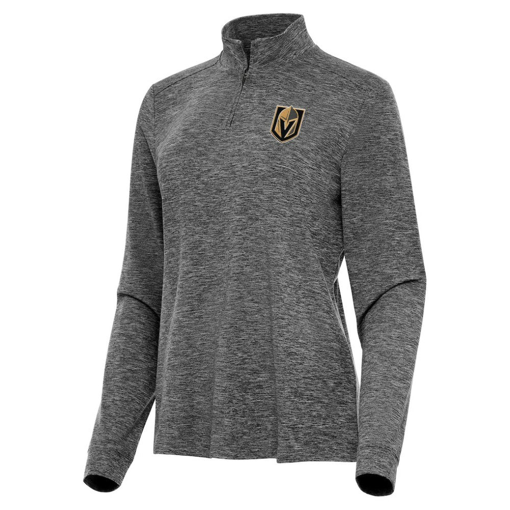 Vegas Golden Knights Antigua Women's Mentor Quarter-Zip Mock Long Sleeve Top -  NHL