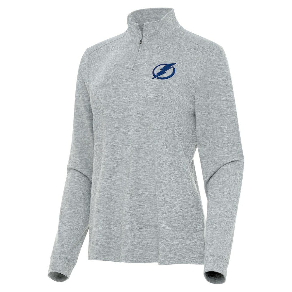 Tampa Bay Lightning Antigua Women's Mentor Quarter-Zip Mock Long Sleeve Top -  NHL