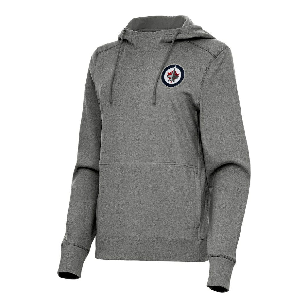 Winnipeg Jets Antigua Women's Justice Pullover Hoodie -  NHL Hoodies