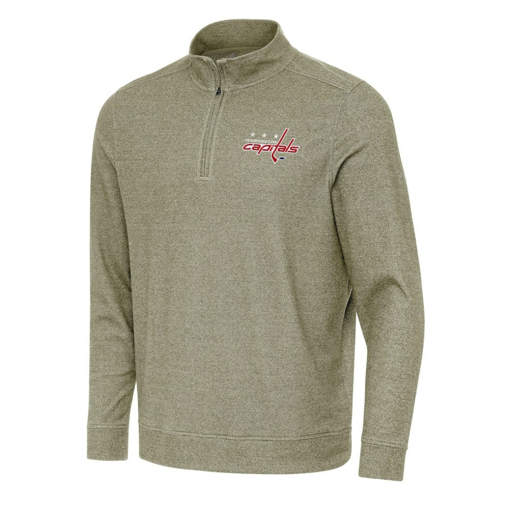 Washington Capitals Antigua Subtle Quarter-Zip Sweatshirt -  NHL Sweatshirts