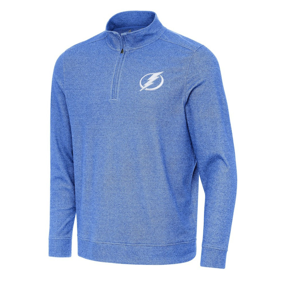 Tampa Bay Lightning Antigua Subtle Quarter-Zip Sweatshirt -  NHL Sweatshirts
