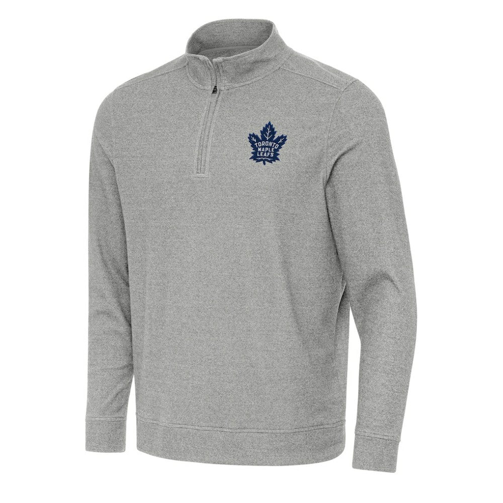 Toronto Maple Leafs Antigua Subtle Quarter-Zip Sweatshirt -  NHL Sweatshirts