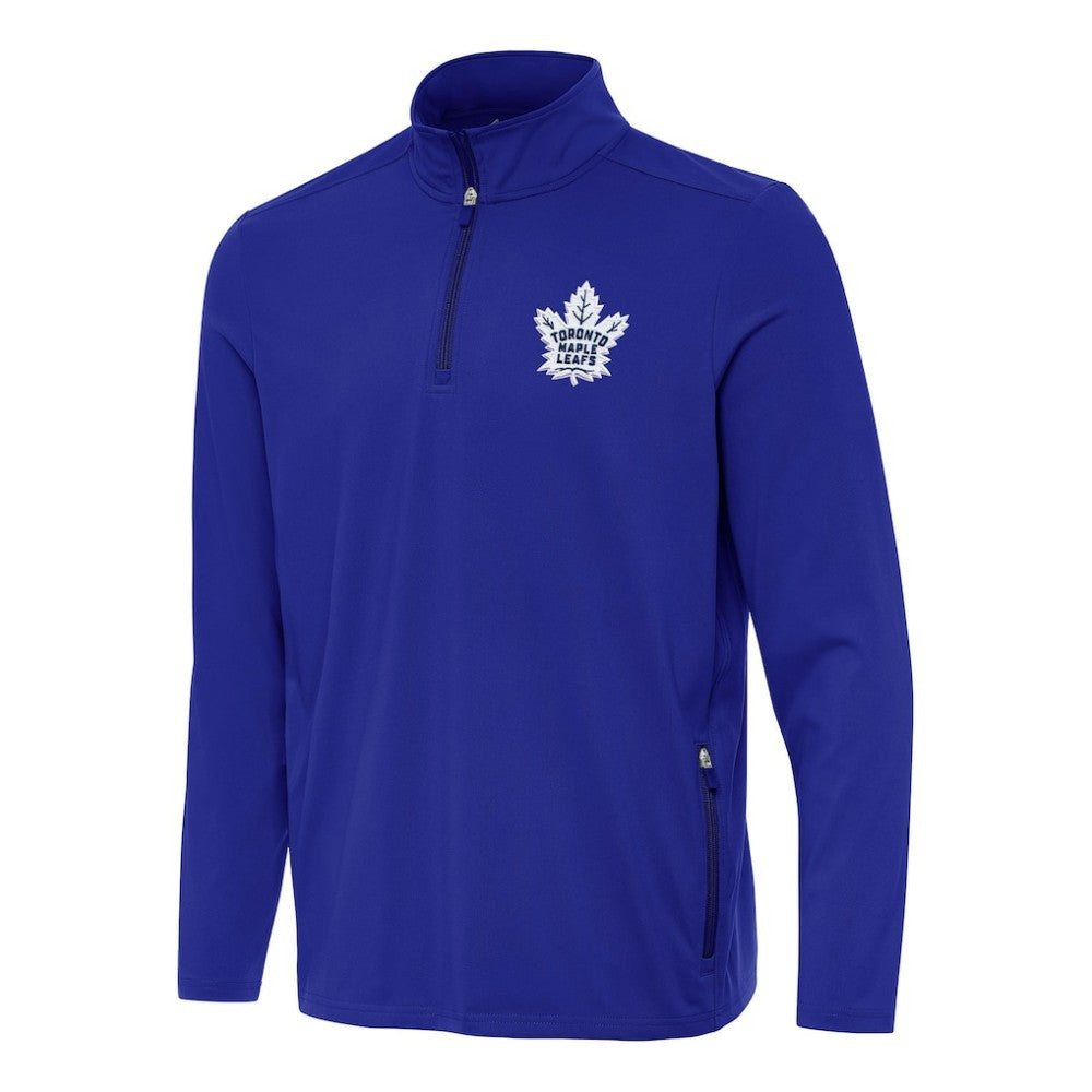Toronto Maple Leafs Antigua Perilous Quarter-Zip Sweatshirt -  NHL Sweatshirts