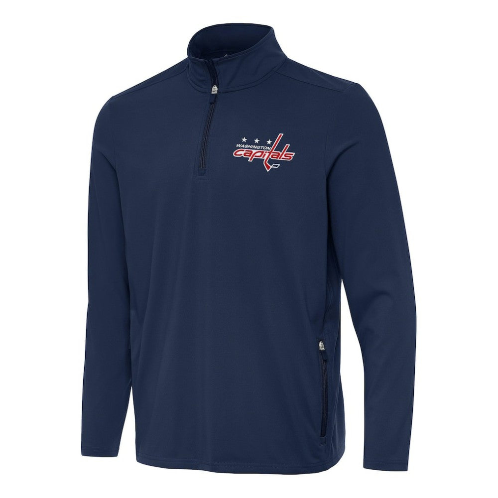 Washington Capitals Antigua Perilous Quarter-Zip Sweatshirt -  NHL Sweatshirts