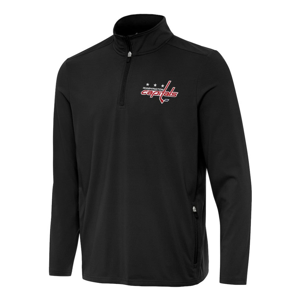 Washington Capitals Antigua Perilous Quarter-Zip Sweatshirt -  NHL Sweatshirts