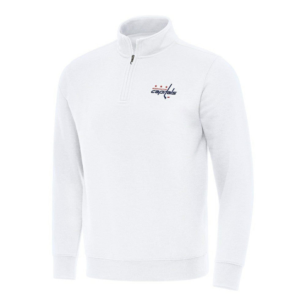 Washington Capitals Antigua Victory Quarter-Zip Mock Sweatshirt -  NHL Sweatshirts