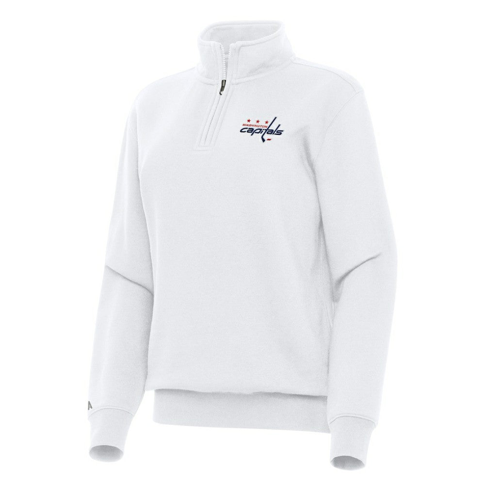 Washington Capitals Antigua Women's Victory Quarter-Zip Sweatshirt -  NHL Sweatshirts