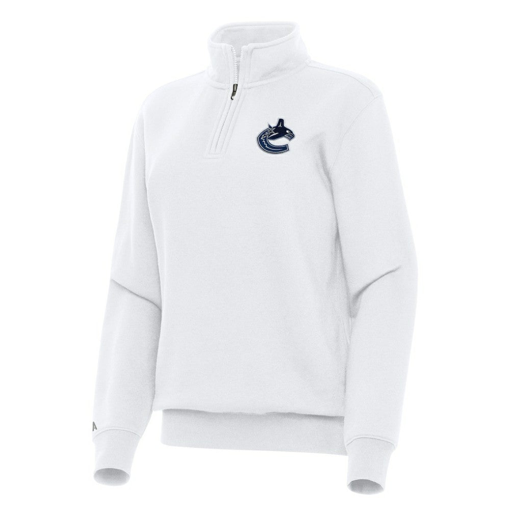 Vancouver Canucks Antigua Women's Victory Quarter-Zip Sweatshirt -  NHL Sweatshirts