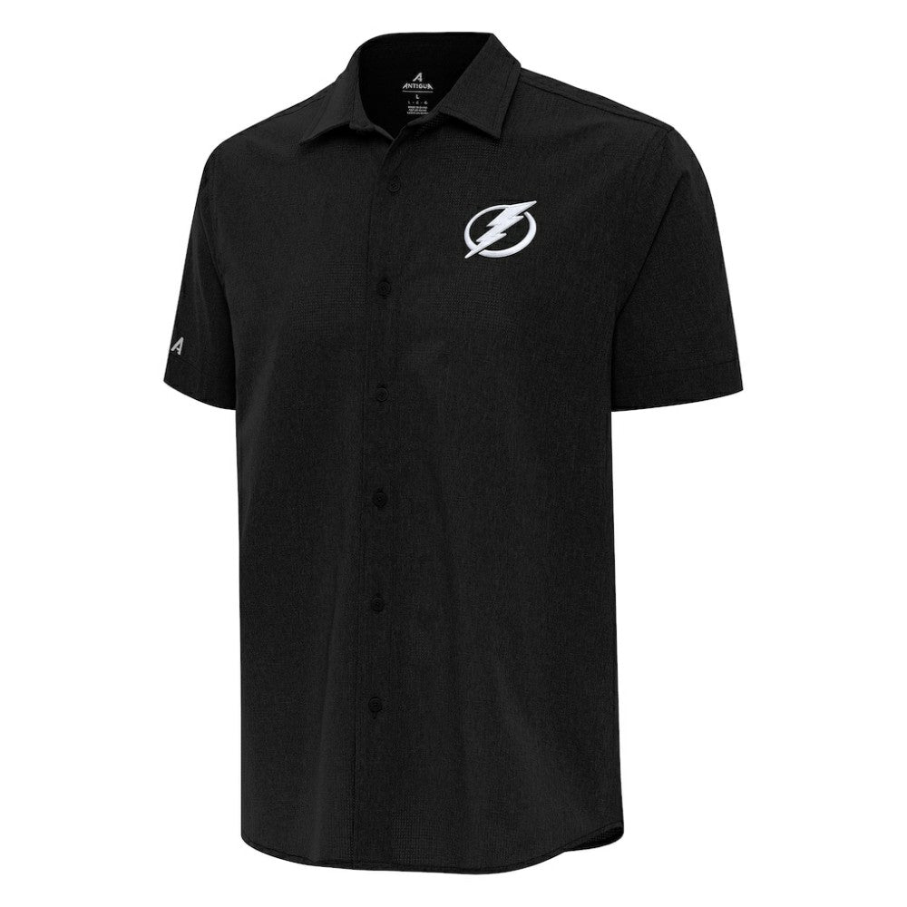 Tampa Bay Lightning Antigua Activate Woven Short Sleeve Button-Up Shirt -  NHL