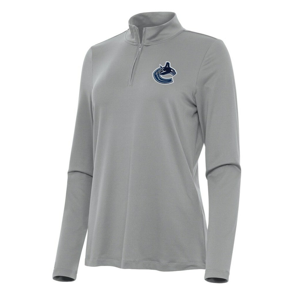 Vancouver Canucks Antigua Women's Reprocess Quarter-Zip Top -  NHL