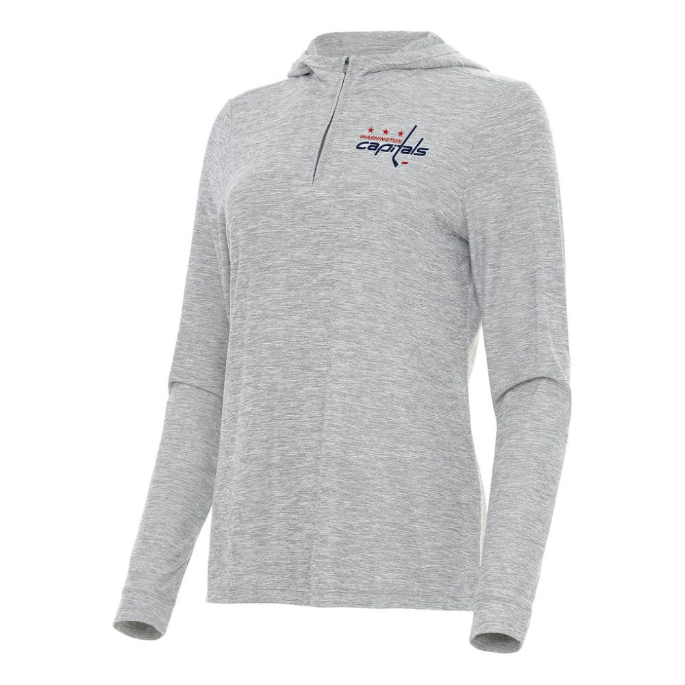 Washington Capitals Antigua Women's Daybreak Quarter-Zip Hoodie -  NHL Hoodies
