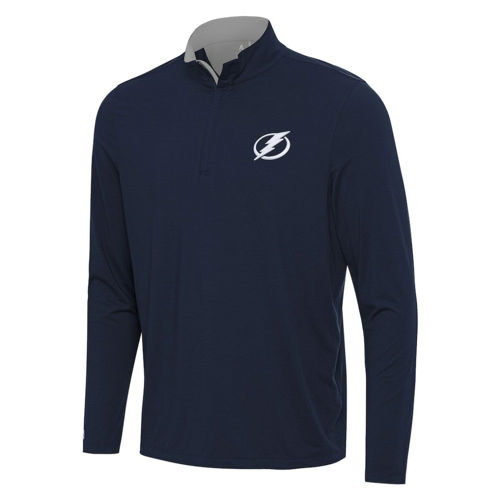 Tampa Bay Lightning Antigua Content Quarter-Zip Pullover Top -  NHL Pullover