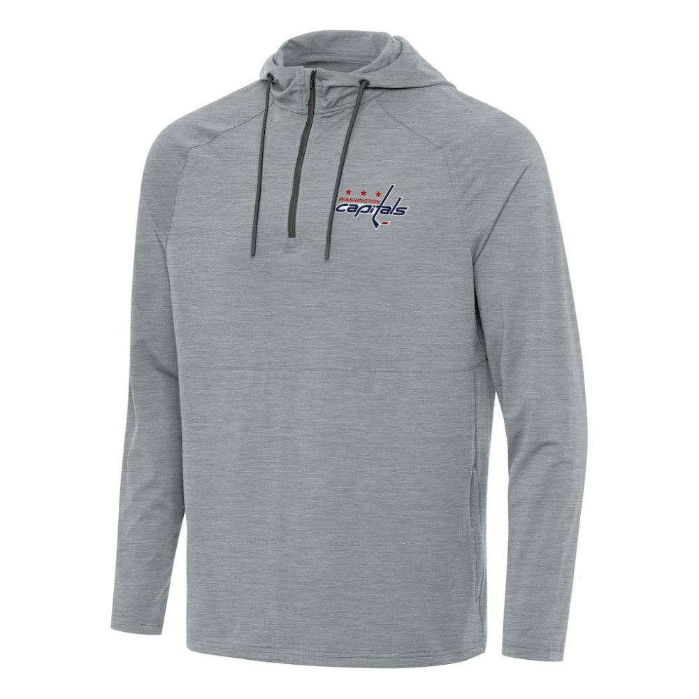 Washington Capitals Antigua Spikes Quarter-Zip Hoodie -  NHL Hoodies