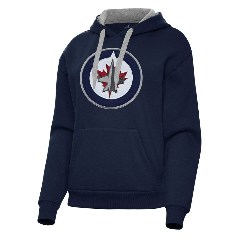 Winnipeg Jets Antigua Women's Victory Pullover Hoodie -  NHL Hoodies