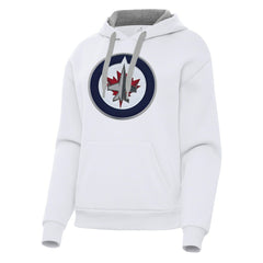 Winnipeg Jets Antigua Women's Victory Pullover Hoodie -  NHL Hoodies