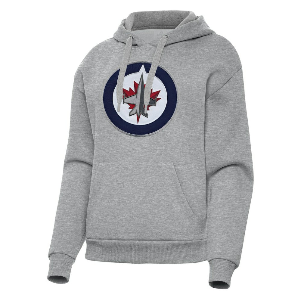 Winnipeg Jets Antigua Women's Victory Pullover Hoodie -  NHL Hoodies