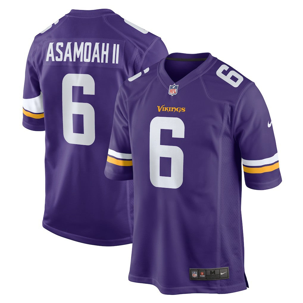 Minnesota Vikings Brian Asamoah II  Game Jersey | NFL Online