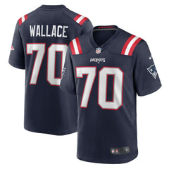 New England Patriots Caedan Wallace  Game Jersey | NFL Outlet