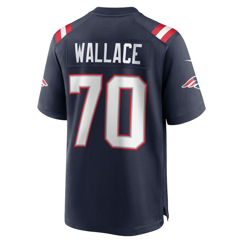 New England Patriots Caedan Wallace  Game Jersey | NFL Outlet