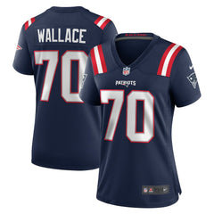 New England Patriots Caedan Wallace  Women's Game Jersey | NFL Hot