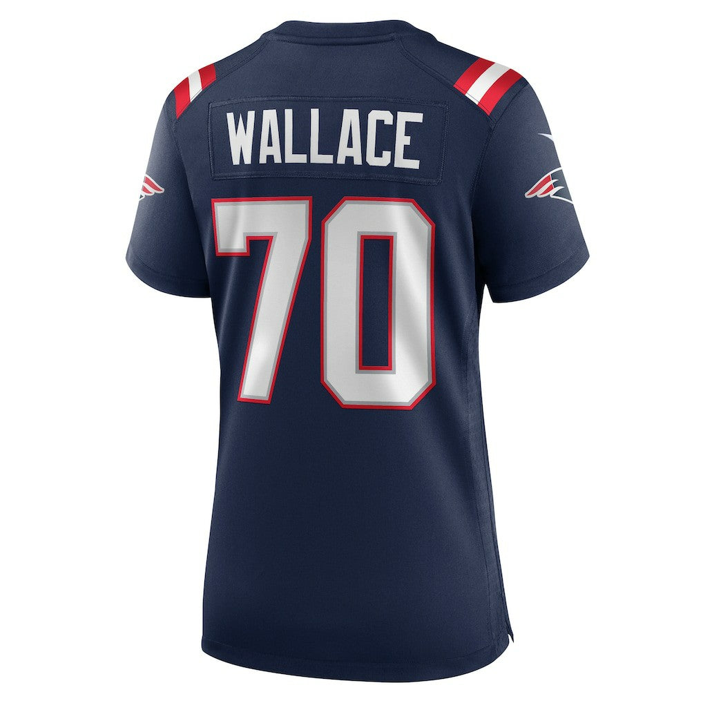 New England Patriots Caedan Wallace  Women's Game Jersey | NFL Hot
