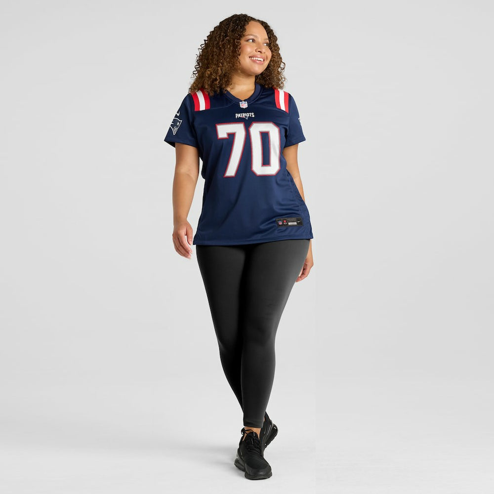 New England Patriots Caedan Wallace  Women's Game Jersey | NFL Hot