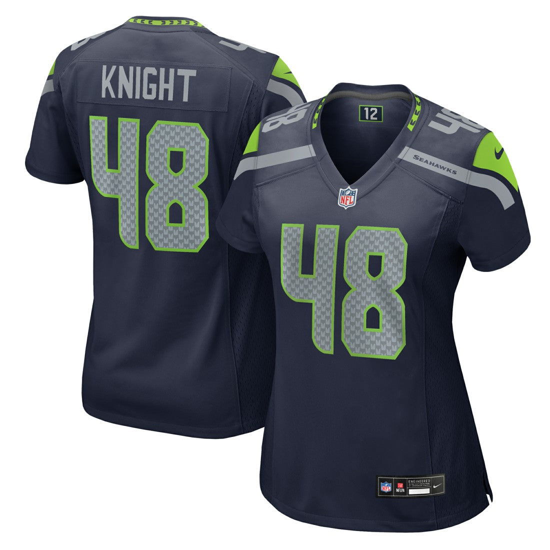 Seattle Seahawks Tyrice Knight  Women's Team Game Jersey | NFL US