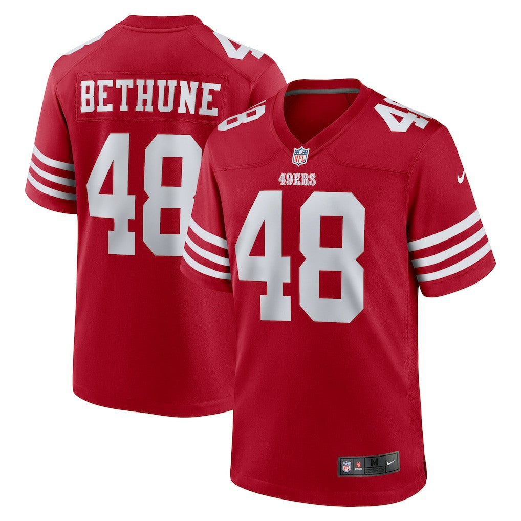 San Francisco 49ers Tatum Bethune  Game Jersey | NFL Sale
