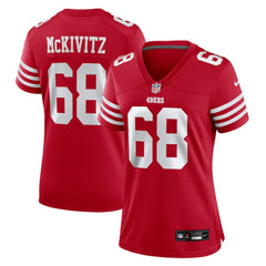 San Francisco 49ers Colton McKivitz  Women's Team Game Jersey | NFL New