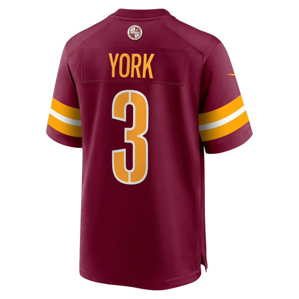 Washington Commanders Cade York  Game Jersey | NFL Outlet