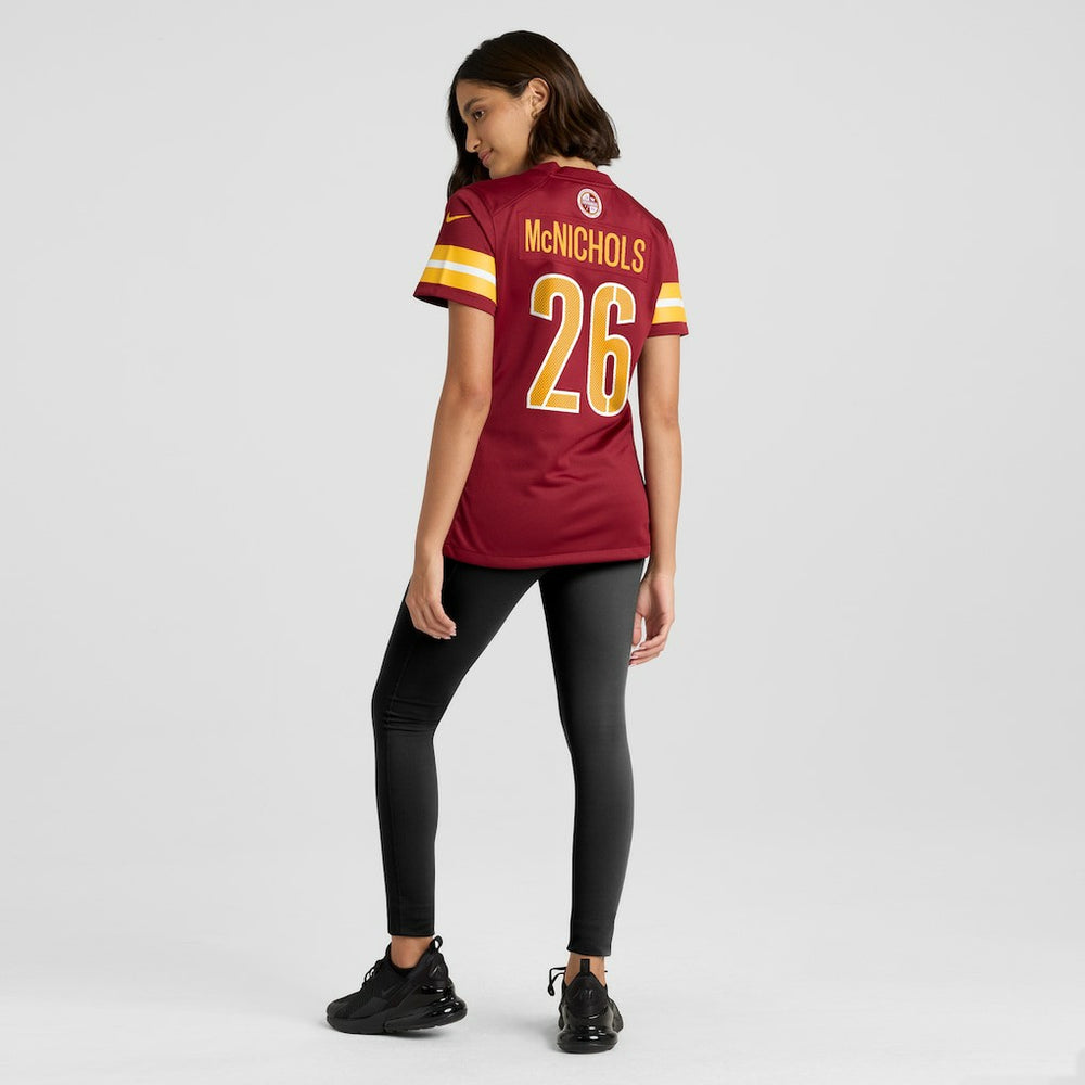 Washington Commanders Jeremy McNichols  Women's Team Game Jersey | NFL Discount