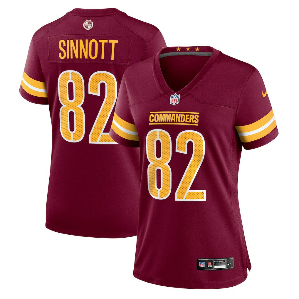 Washington Commanders Ben Sinnott  Women's Team Game Jersey | NFL New
