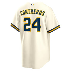 William Contreras Milwaukee Brewers Nike Home Replica Jersey - MLB Jerseys