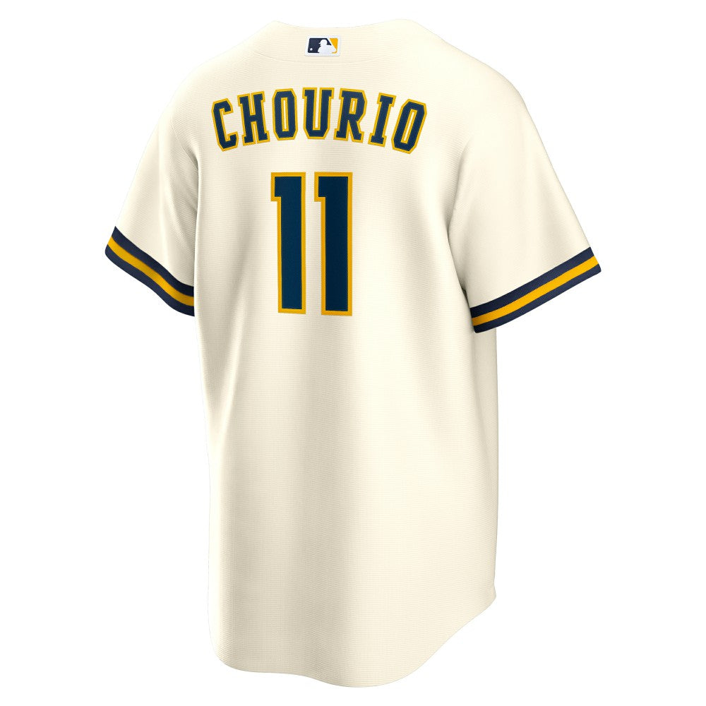 Jackson Chourio Milwaukee Brewers Nike Home Replica Jersey - MLB Jerseys