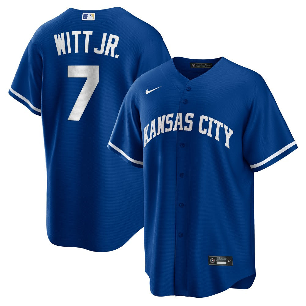 Bobby Witt Jr. Kansas City Royals Nike Alternate 2 Replica Jersey - MLB Jerseys